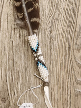 Load image into Gallery viewer, BEADED SMUDGING FEATHERS - JUDY APACHITO
