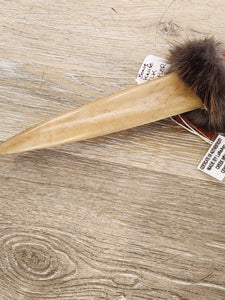 BONE KNIFE WITH ELK ANTLER - Dennis LaNeAyo