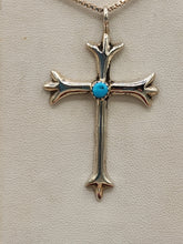 Load image into Gallery viewer, TURQUOISE CROSS NECKLACE  - BERNICE NELSON
