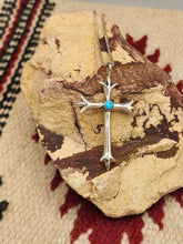 Load image into Gallery viewer, TURQUOISE CROSS NECKLACE  - BERNICE NELSON
