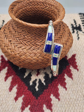 Load image into Gallery viewer, LAPIS &amp; OPAL INLAY CUFF BRACELET- JOHN CHARLEY
