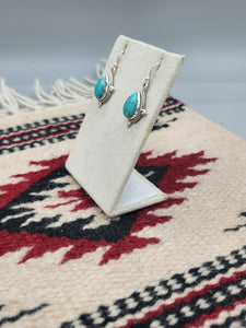 KINGMAN TURQUOISE TEARDROP EARRINGS