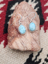 Load image into Gallery viewer, LARIMAR TEARDROP EARRINGS
