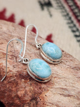 Load image into Gallery viewer, LARIMAR TEARDROP EARRINGS
