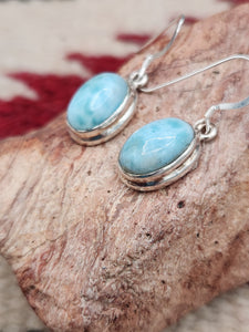 LARIMAR TEARDROP EARRINGS