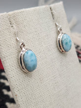 Load image into Gallery viewer, LARIMAR TEARDROP EARRINGS
