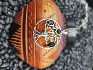 ONYX TREE OF LIFE PENDANT