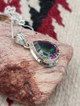 Load image into Gallery viewer, MYSTIC TOPAZ NECKLACE- TEARDROP
