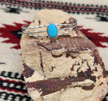 Load image into Gallery viewer, BLUE OPAL CUFF BRACELET  - ALICE ROSE SANDERS
