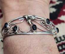 Load image into Gallery viewer, ONYX 5 STONE CUFF STYLE BRACELET ZL- MAX CALADITTO
