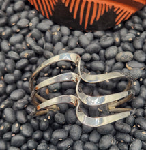 Load image into Gallery viewer, STERLING SILVER 3 WAVE CUFF STYLE BRACELET  - ELAINE TAHE
