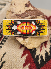 Load image into Gallery viewer, BEADED BARRETTE- BLUE TURTLE- SHARON HUNT
