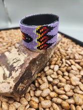 Load image into Gallery viewer, BEADED CUFF BRACELET - LIGHT PURPLE- DWIGHT NATHANIEL
