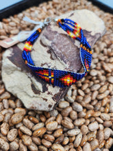 Load image into Gallery viewer, NAVAJO BEADED BRACELET - DARK BLUE - MARCIA BARBER
