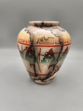 Load image into Gallery viewer, COLORED HORSEHAIR ETCHED POTTERY - RONALD SMITH
