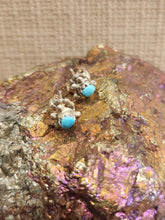 Load image into Gallery viewer, TURQUOISE TURTLE MINI POST Earrings
