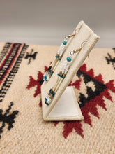 Load image into Gallery viewer, BEADED PORCUPINE QUILL EARRINGS  - LITTLE BEAVER - WHITE
