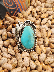 TURQUOISE RING  - SIZE 6 - JUAN GUERRO