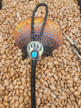 Load image into Gallery viewer, TURQUOISE BEAR PAW BOLO TIE
