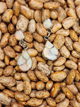 Load image into Gallery viewer, WHITE OPAL INLAY EARRINGS- DRENA LEEKYA
