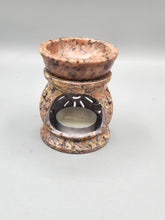 Load image into Gallery viewer, AROMA OIL INCENSE BURNER -SOAPSTONE- SUN
