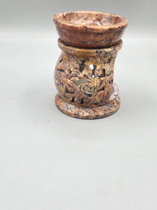 AROMA OIL INCENSE BURNER -SOAPSTONE- SUN