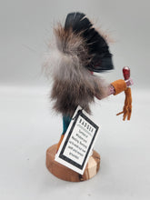 Load image into Gallery viewer, BADGER KACHINA - 5&quot;
