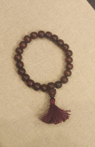 RED SANDALWOOD MALA BRACELET- 10 MM