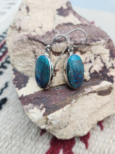 Load image into Gallery viewer, CHRYSOCOLLA PENDANT &amp; EARRINGS SET- OVAL

