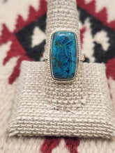 Load image into Gallery viewer, CHRYSOCOLLA RING -SIZE 9 - OVAL SHAPED
