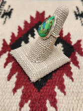 Load image into Gallery viewer, GREEN COPPER TURQUOISE RING - SIZE 6.5
