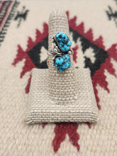 Load image into Gallery viewer, TURQUOISE 2 STONE RING -SIZE 6.5 - TOM WILLETO
