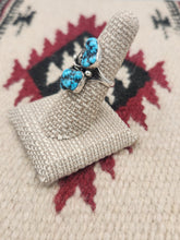 Load image into Gallery viewer, TURQUOISE 2 STONE RING -SIZE 6.5 - TOM WILLETO

