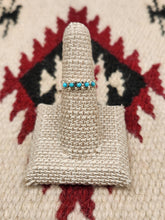 Load image into Gallery viewer, TURQUOISE ZUNI PETIT POINT RING - SIZE 6.5 - STEPHEN HALOO

