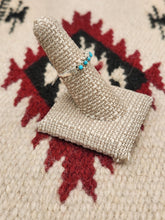 Load image into Gallery viewer, TURQUOISE ZUNI PETIT POINT RING - SIZE 6.5 - STEPHEN HALOO
