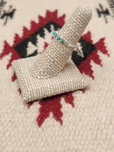 Load image into Gallery viewer, TURQUOISE ZUNI PETIT POINT RING - SIZE 6.5 - STEPHEN HALOO
