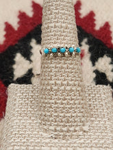 Load image into Gallery viewer, TURQUOISE ZUNI PETIT POINT RING - SIZE 6.5 - STEPHEN HALOO
