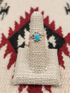 TURQUOISE TURTLE RING - SIZE 6