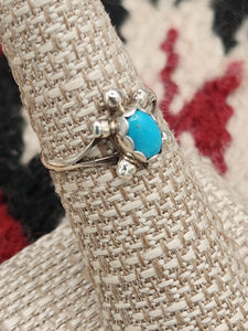 TURQUOISE TURTLE RING - SIZE 6