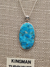 Load image into Gallery viewer, TURQUOISE NECKLACE &amp; EARRINGS - KINGMAN
