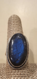 LABRADORITE RING - SIZE 9