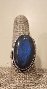 LABRADORITE RING - SIZE 9