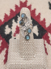 Load image into Gallery viewer, LABRADORITE RING - SIZE 6 &amp; 9
