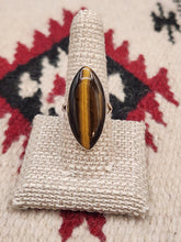 Load image into Gallery viewer, TIGER EYE RING - SIZE 9
