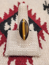 Load image into Gallery viewer, TIGER EYE RING - SIZE 9
