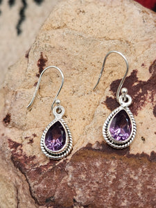 AMETHYST OVAL PENDANT SET