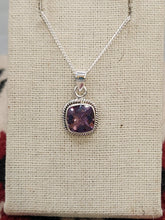 Load image into Gallery viewer, AMETHYST SQUARE NECKLACE
