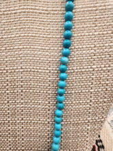 Load image into Gallery viewer, TURQUOISE 6 MM BEADED NECKLACE  - 20&quot;
