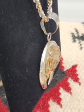 Load image into Gallery viewer, STERLING SILVER/12KGF BEAR PENDANT - MARK YAZZIE
