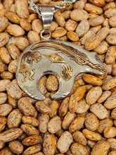 Load image into Gallery viewer, STERLING SILVER/12KGF BEAR PENDANT - MARK YAZZIE
